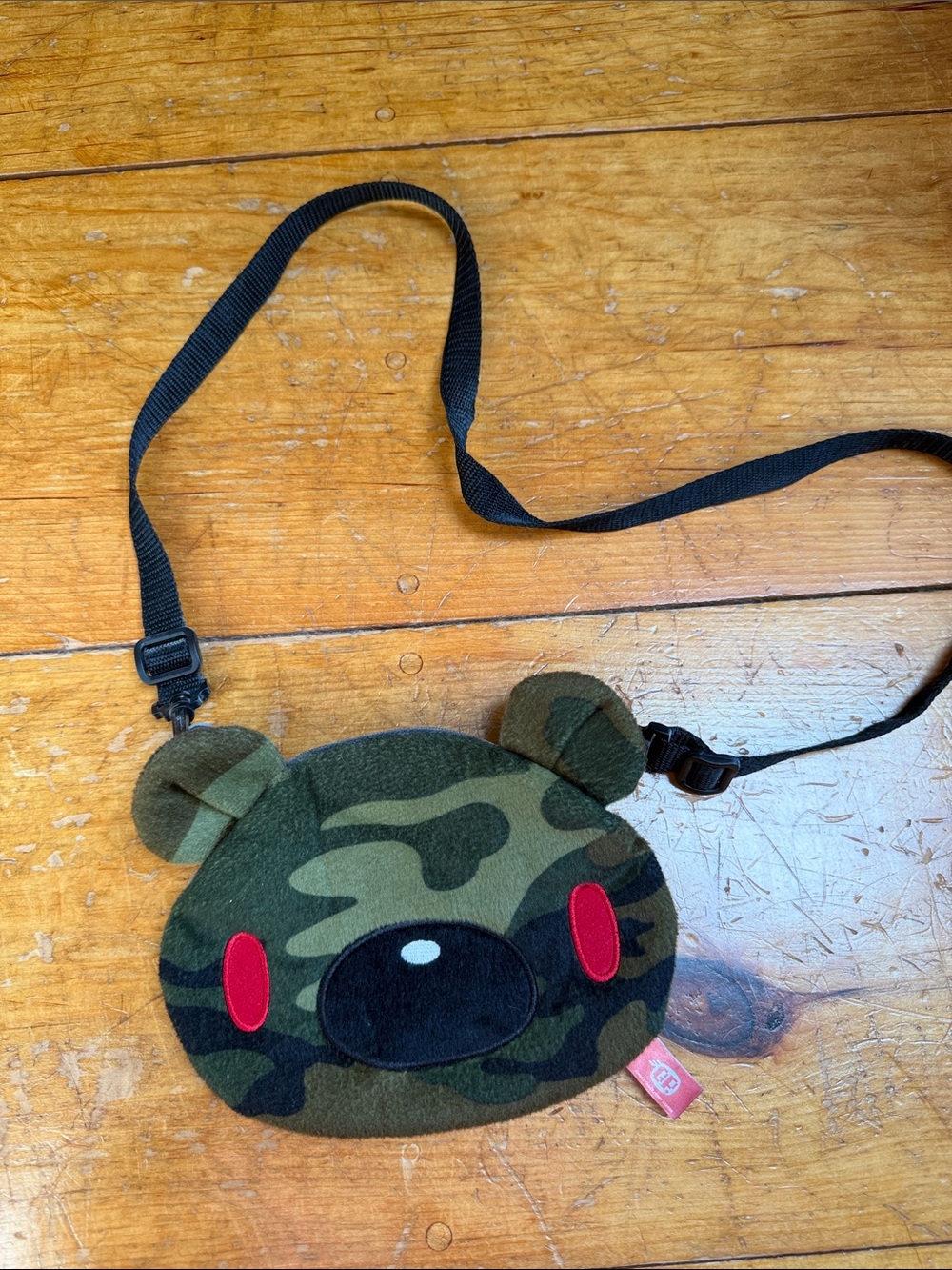 Camouflage Bear Kids Crossbody Bag